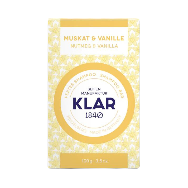 Klar´s festes Shampoo Muskat & Vanille 