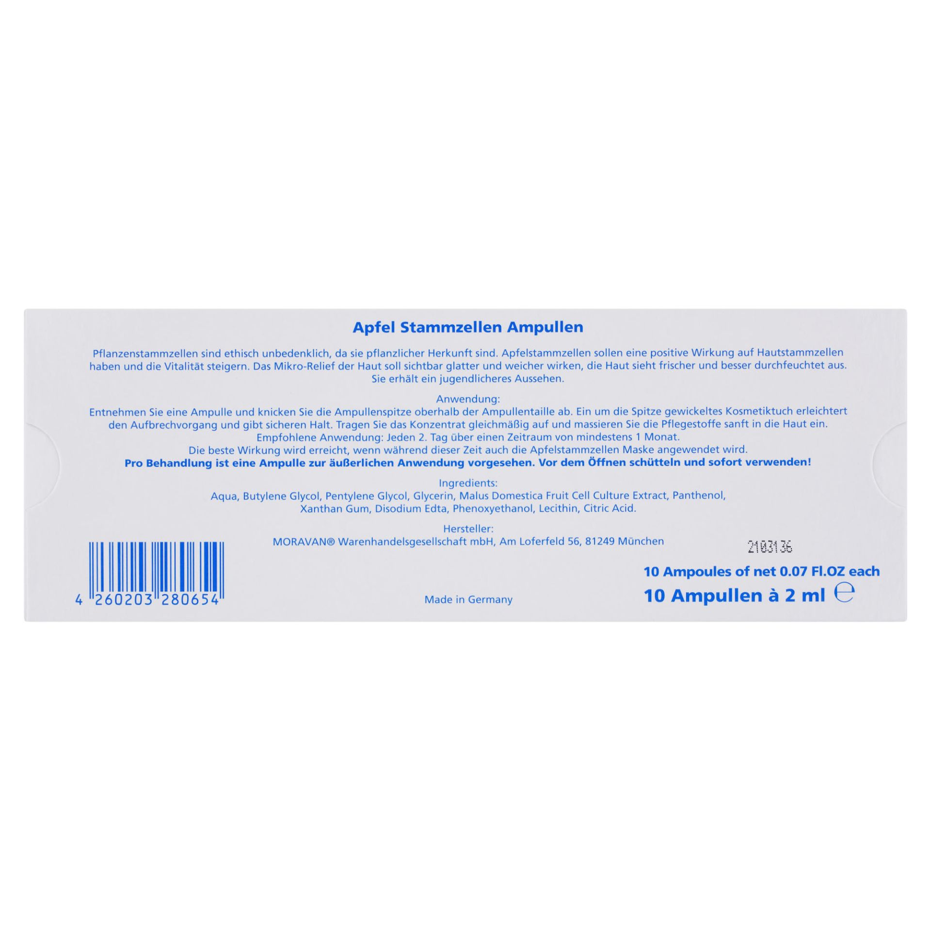 Apfelstammzellen Ampullen Apfelstammzellen Ampullen