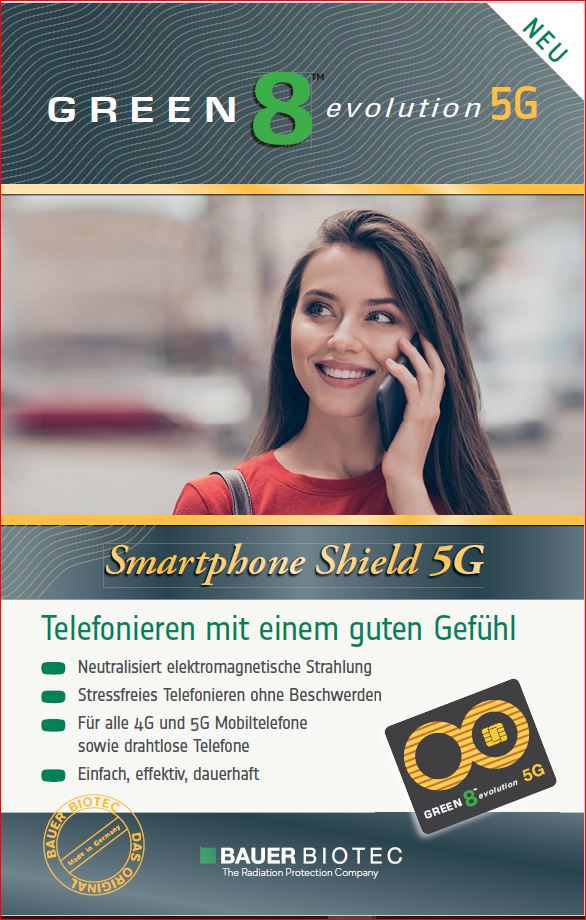 Green 8 evolution 5G Smartphone Shield 40x32mm