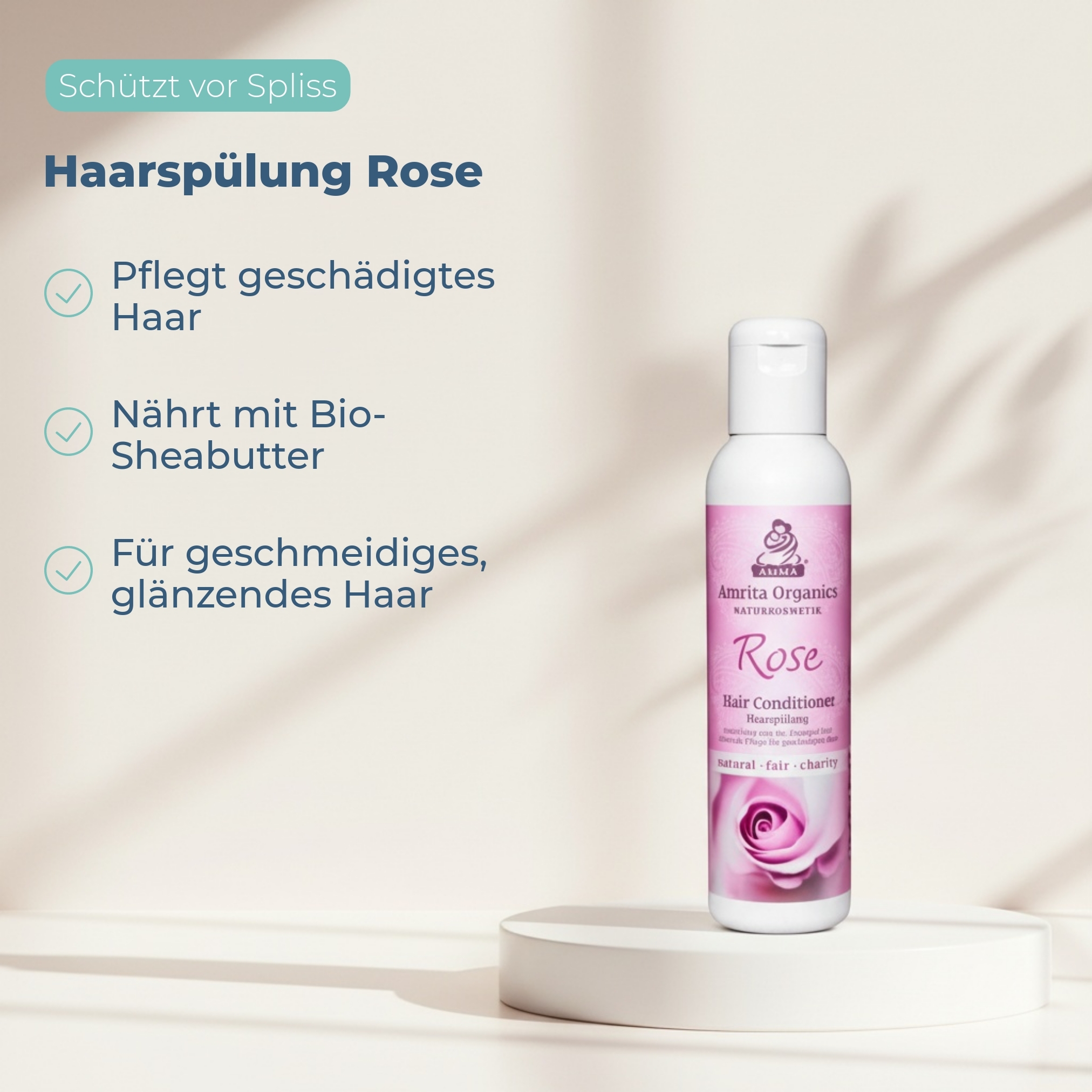 Haarspülung Rose