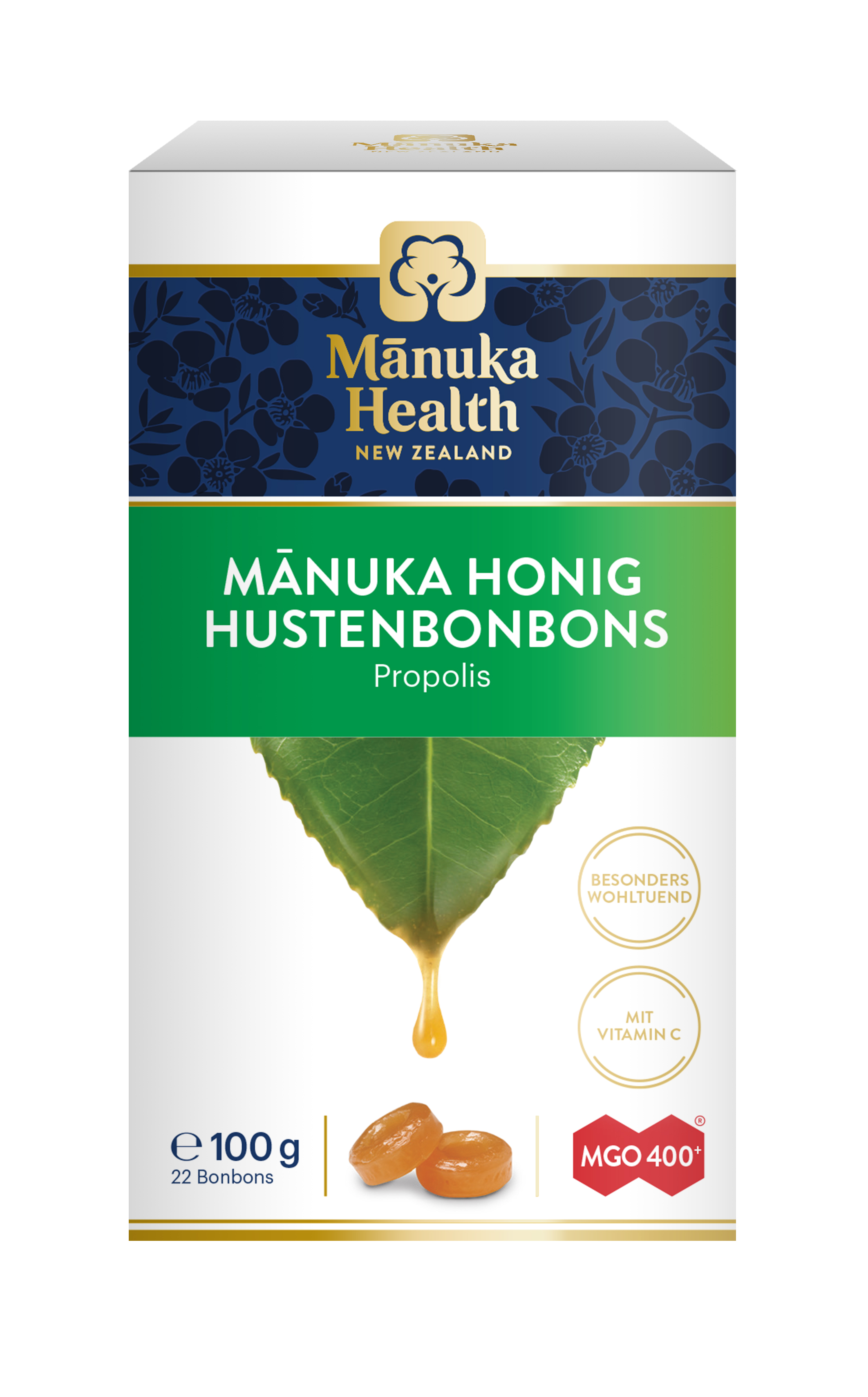 Hustenbonbons mit Manuka Honig + Propolis