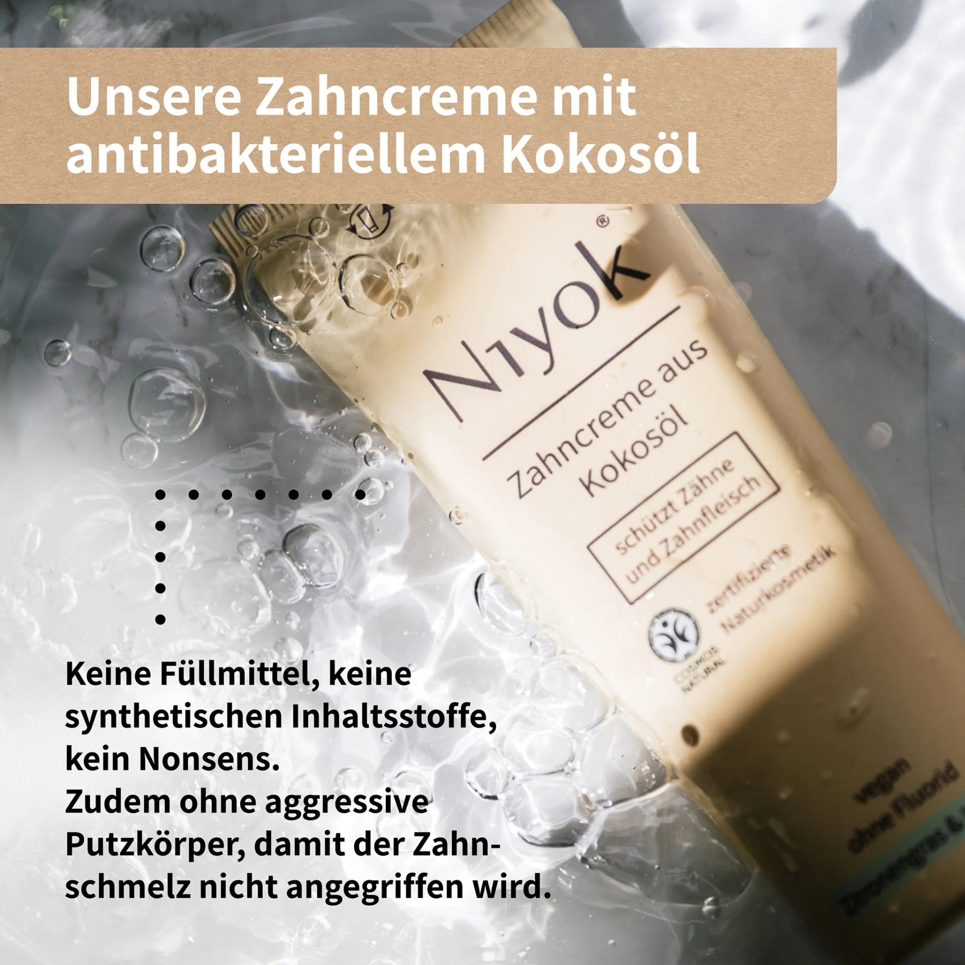 Zahncreme aus Kokosöl - Zitronengras & Ingwer