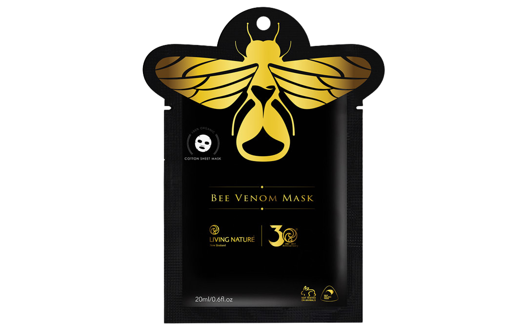 Gesichtsmaske (Vlies) mit Bienengift (Bee Venom)