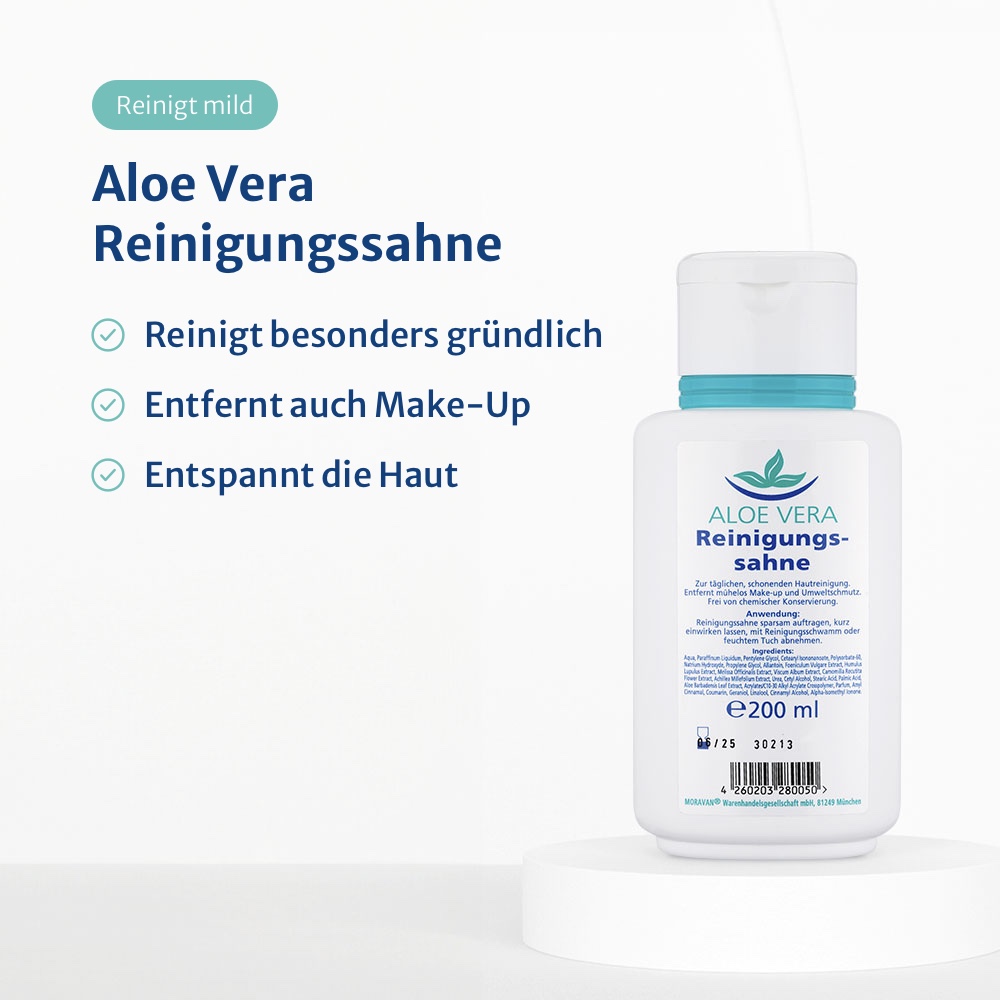 Aloe Vera Reinigungssahne