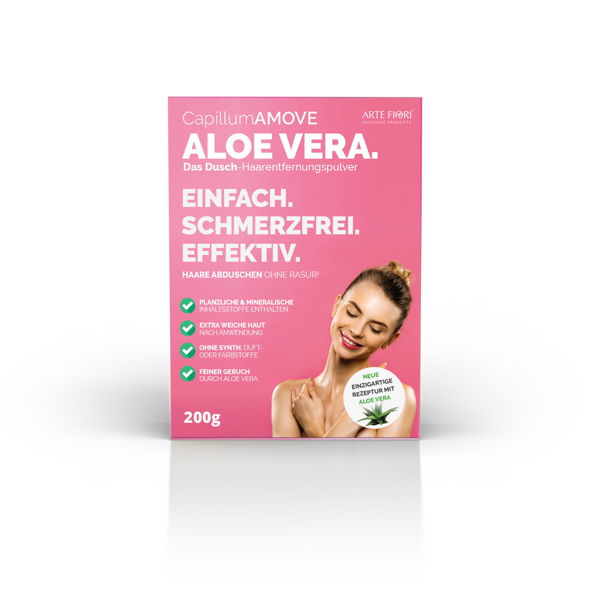 Dusch-Haarentfernung Capillum Amove Aloe Vera