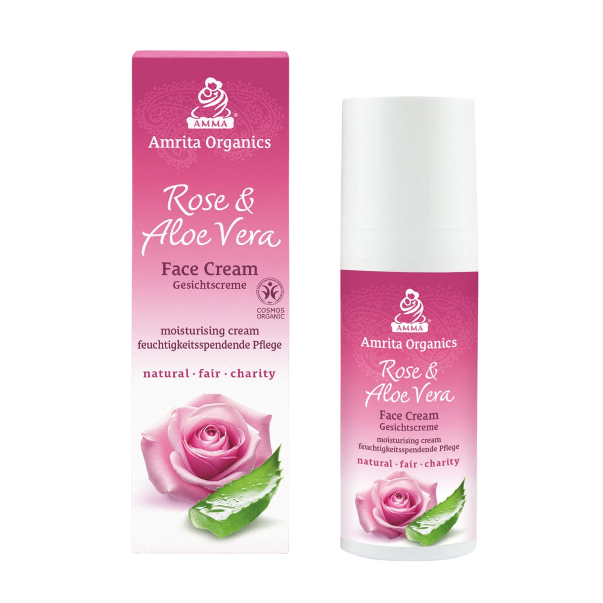 Gesichtscreme Rose & Aloe Vera