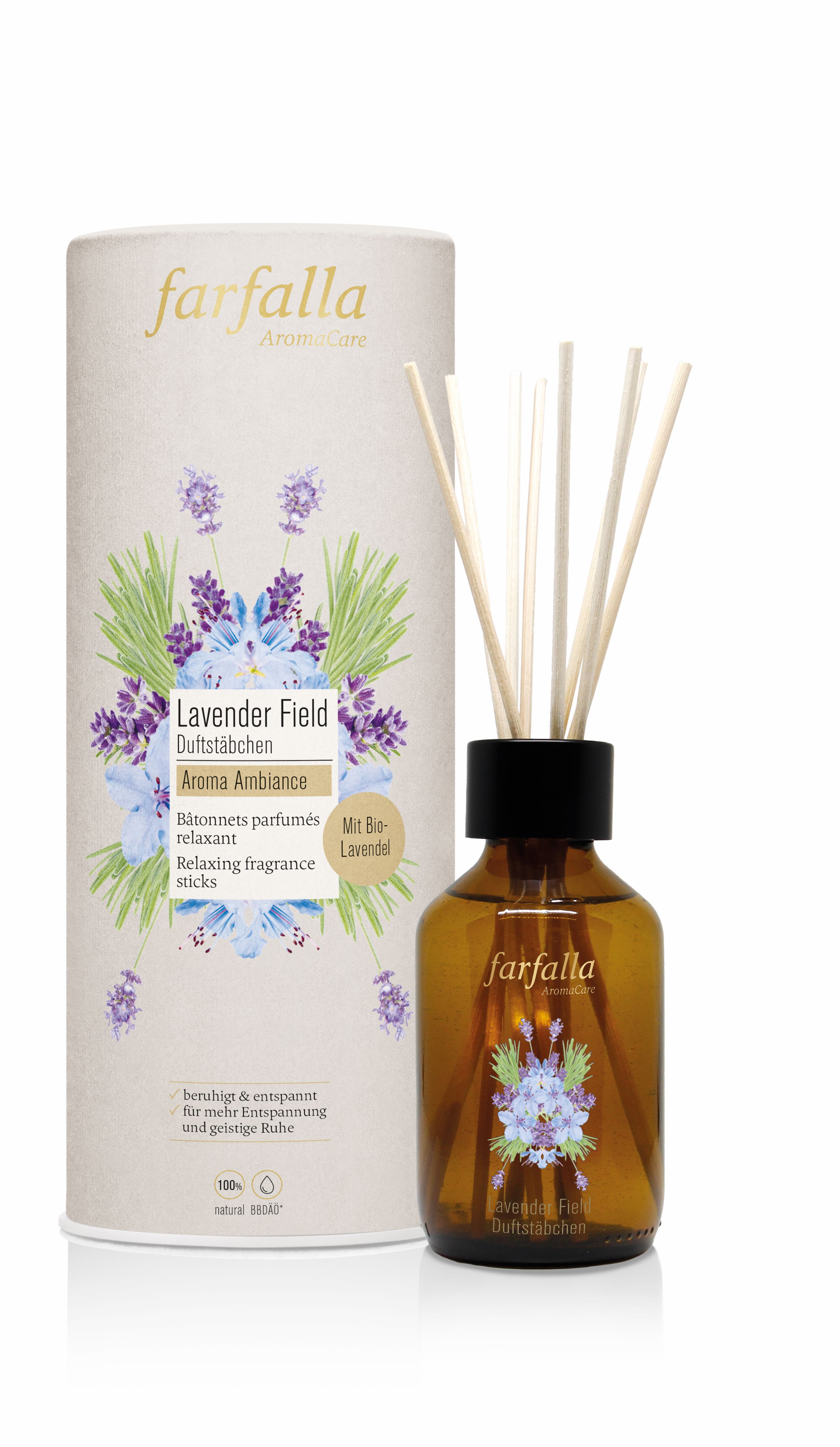 Duftstäbchen Lavender Field Aroma Ambiance (neue Aufmachung & Größe 150ml)