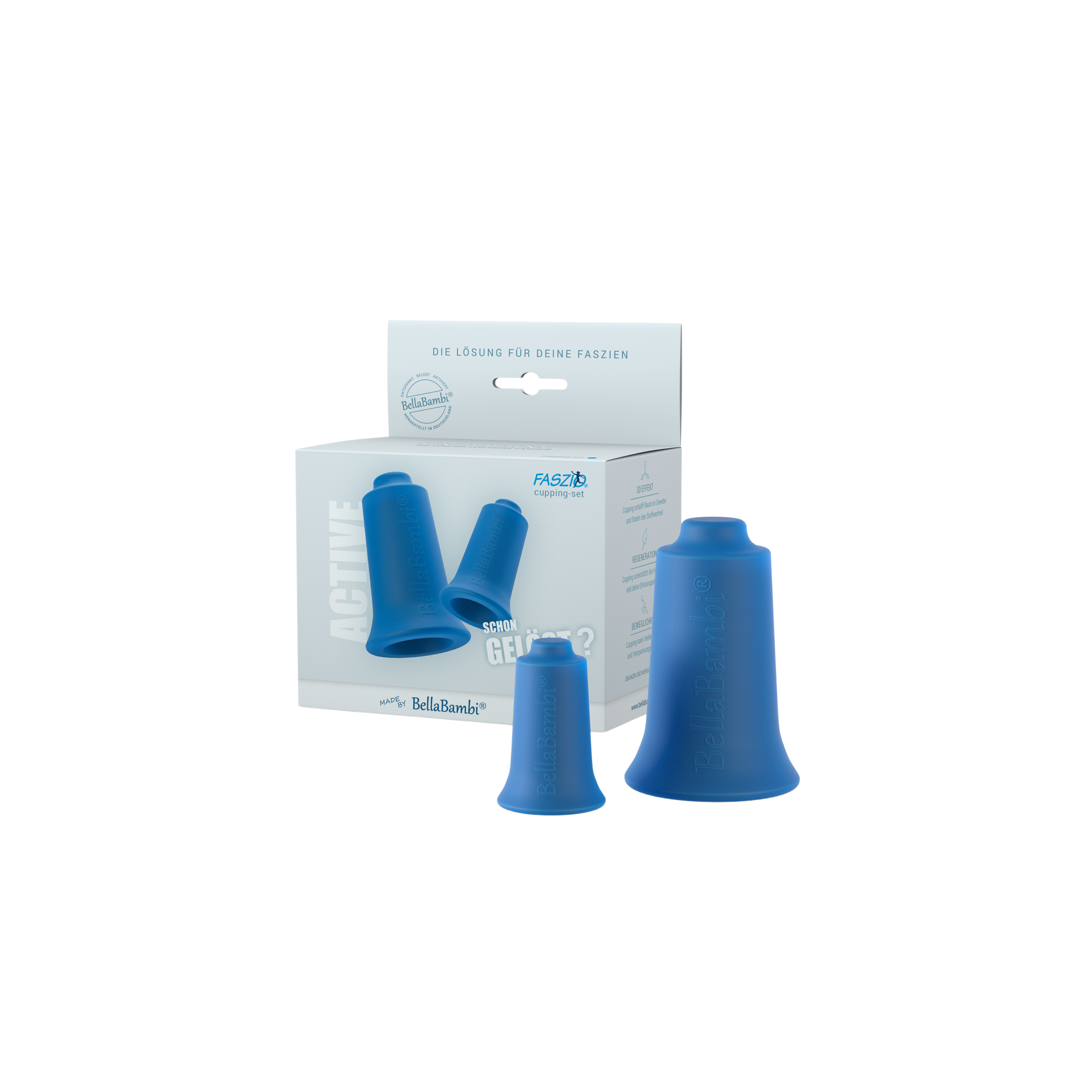 BellaBambi FASZIO cupping set (je 1x mini und original)