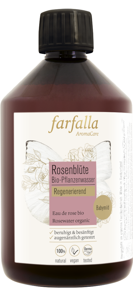 Bio-Pflanzenwasser Rosenblüte