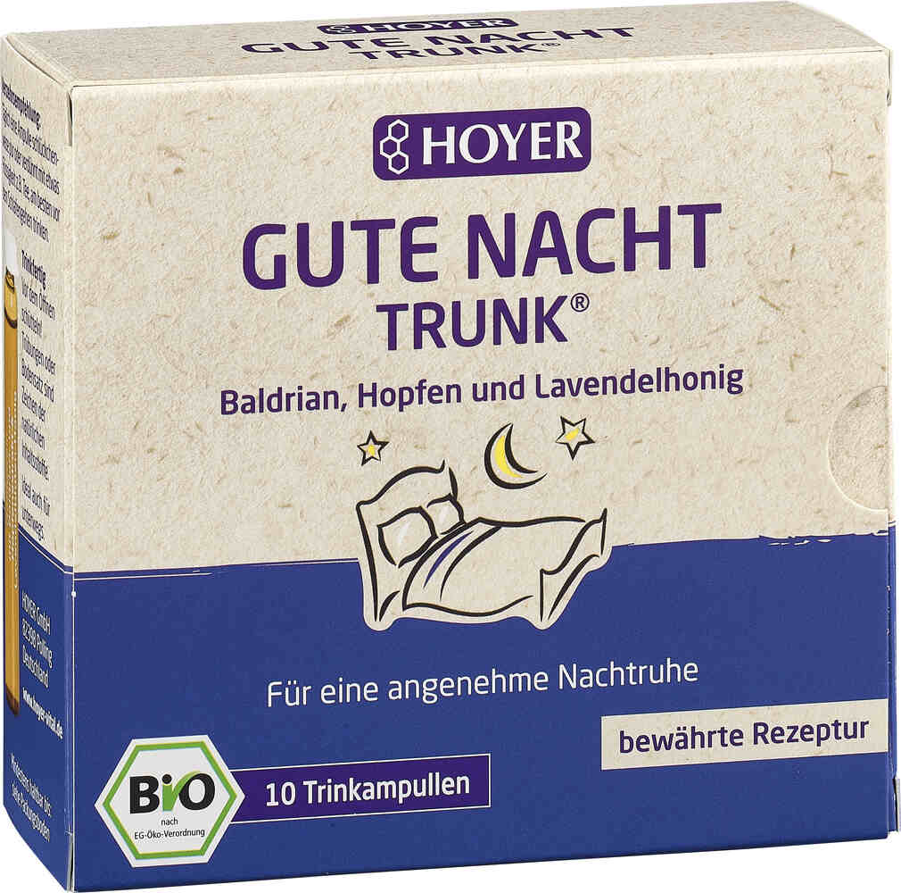 BIO Gute-Nacht-Trunk Trinkampullen 